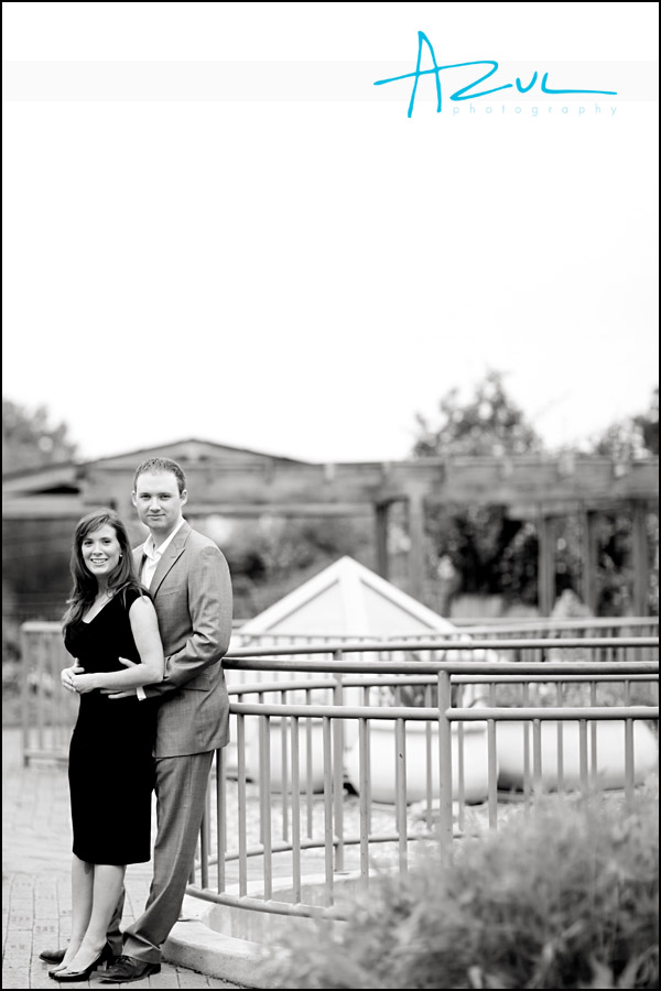 JC Raulston Arboretum's upper level with our amazing couple.