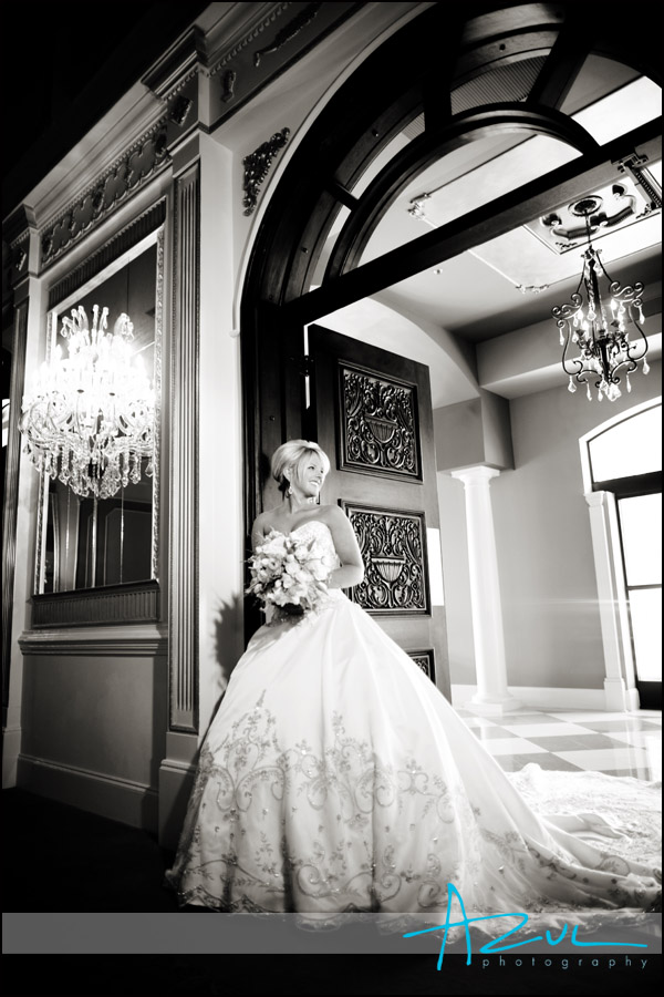 Meredith wedding bridal portraits at the Grand Marquise Ballroom near Raleigh