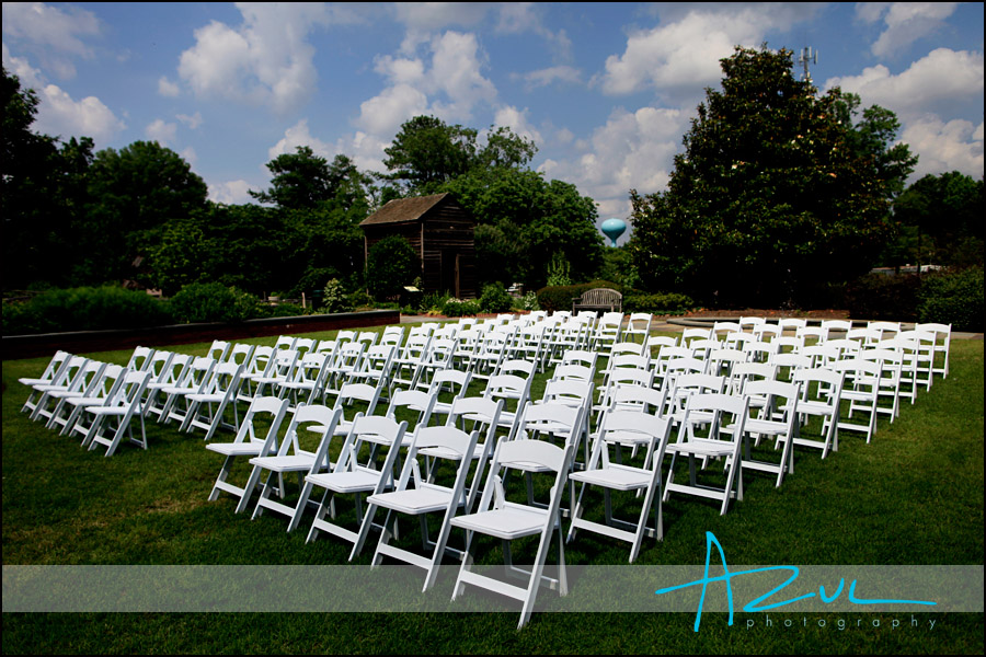 The Page Walker House Garden Wedding Ceremony Cary NC