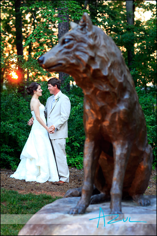 Wedding day photography portrait at The State Club, Raleigh NC