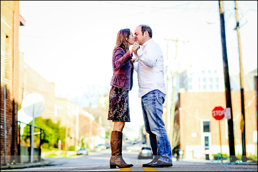 Raleigh wedding engagement urban session downtown
