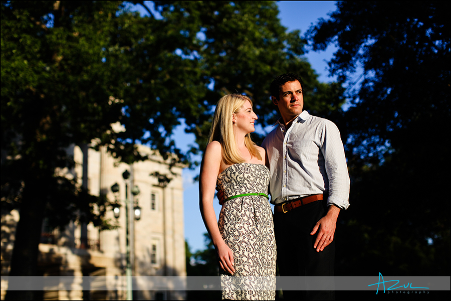 Downtown Raleigh wedding and engagement photographer