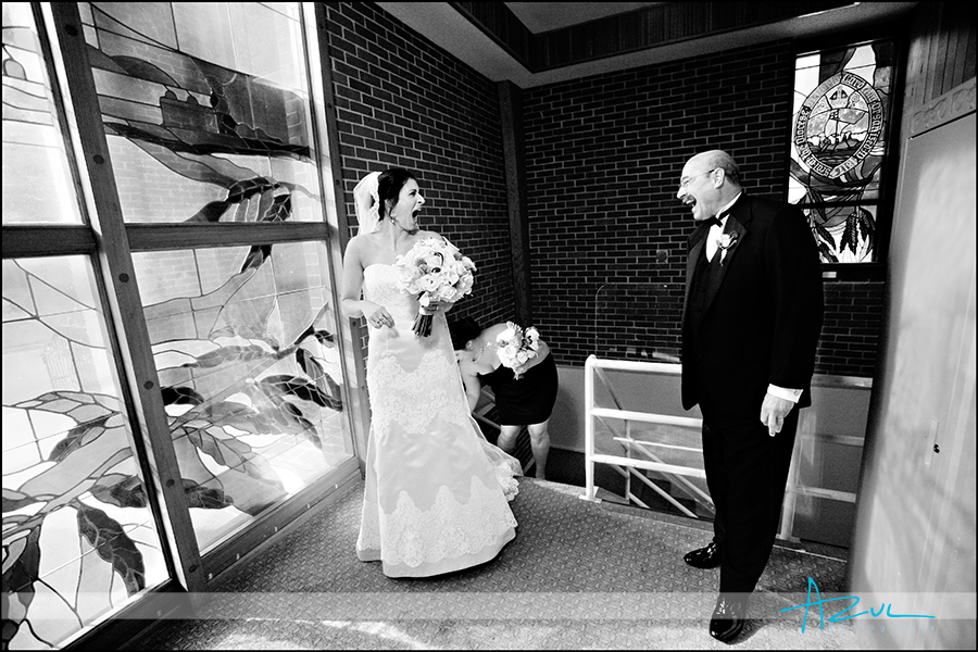 Creative wedding day ceremony site photographer Raleigh NC