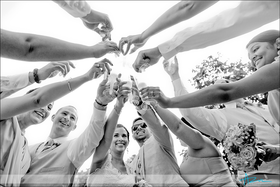Creative bridal party photography Raleigh NC