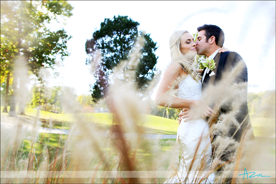Bride and groom wedding day portrait photography NC