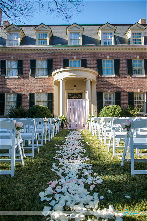 Best outdoor wedding ceremony location is The Carolina Inn Chapel Hill NC
