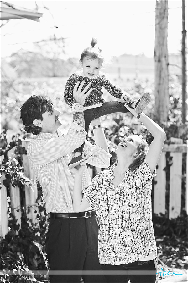 Raleigh family portrait session outside NC