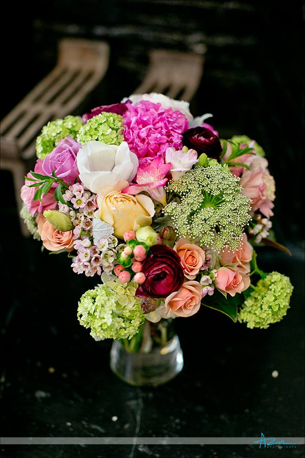 Perfect wedding day bouquet in Raleigh North Carolina The English Garden