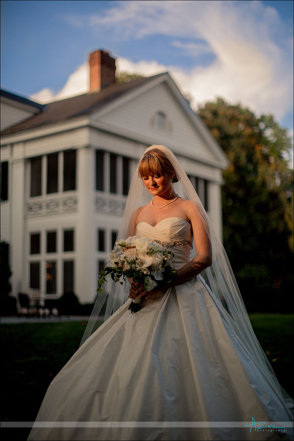  outdoor bridal portrait NC