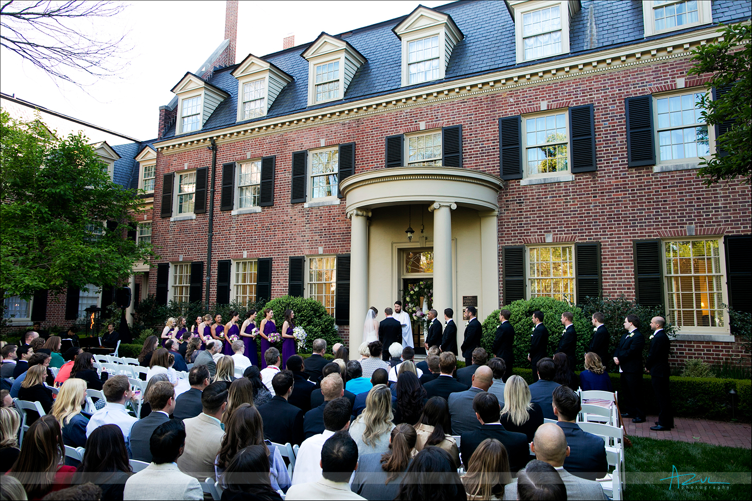 Ceremony photography from wedding at The Carolina Inn NC