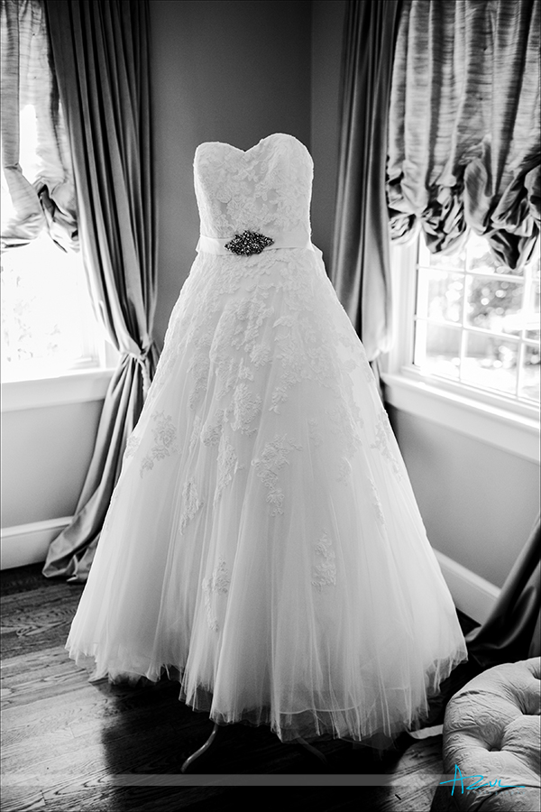 The beautiful wedding dress from Lana Addision located in Cary, NC