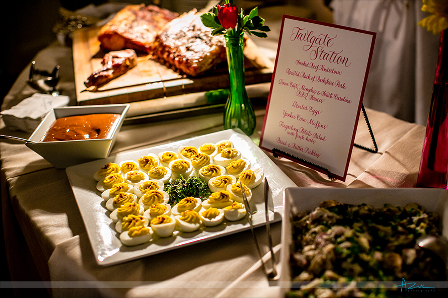 Wedding day buffet is one way for guest to enjoy dinner while at The Carolina Inn, Chapel Hill, NC