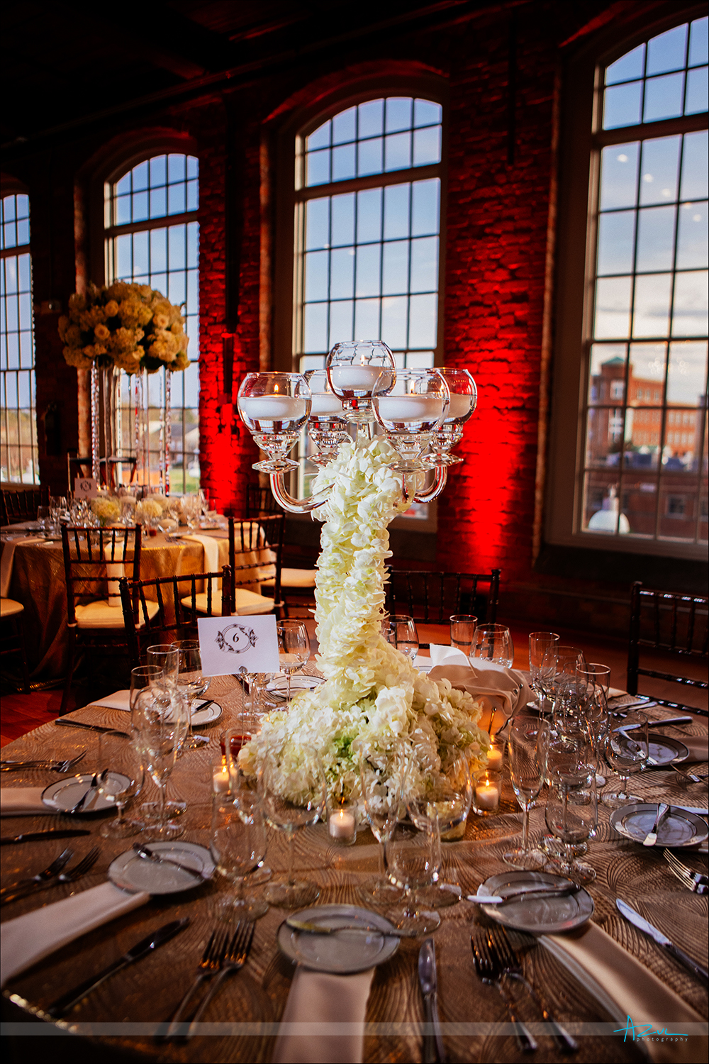 Amazing flowers created by Fresh Affairs in Raleigh NC for the wedding at The Cotton Room in Durham 
