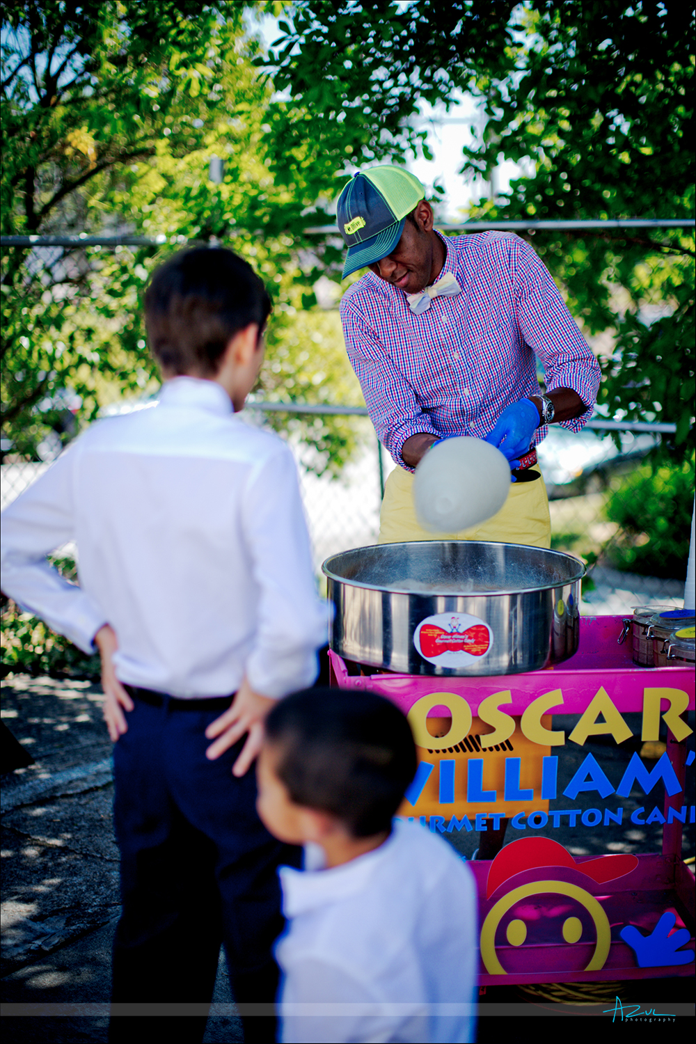 Oscar Williams Gourmet Cotton Candy is the best at a wedding, party or event in Raleigh 